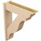 Ekena Millwork 7 1/2-in W x 28-in D x 34-in H Funston Trad Rough Cedar Woodgrain TimberThane Outlooker, Primed Tan OUTUR075X28X34FST04RCPR - alternate 4